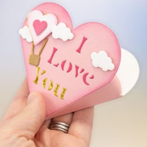Crafters Companion stanssi – LOVE HEART CANDY BOX 4