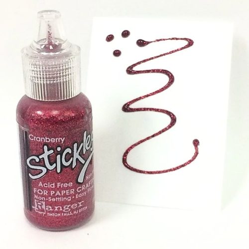 Glitter Glue Stickles Cranberry 0.5 ft oz – Kimalleliima 14,8ml - Image 2