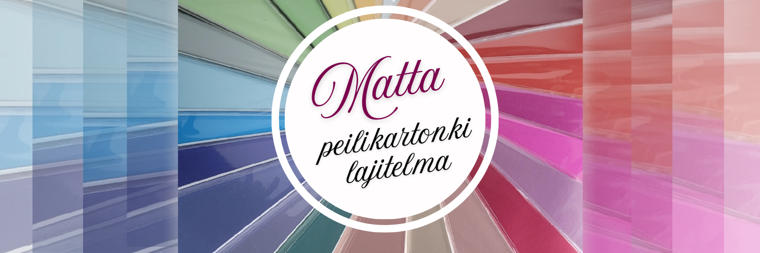Matta peilikartonki Banneri 1