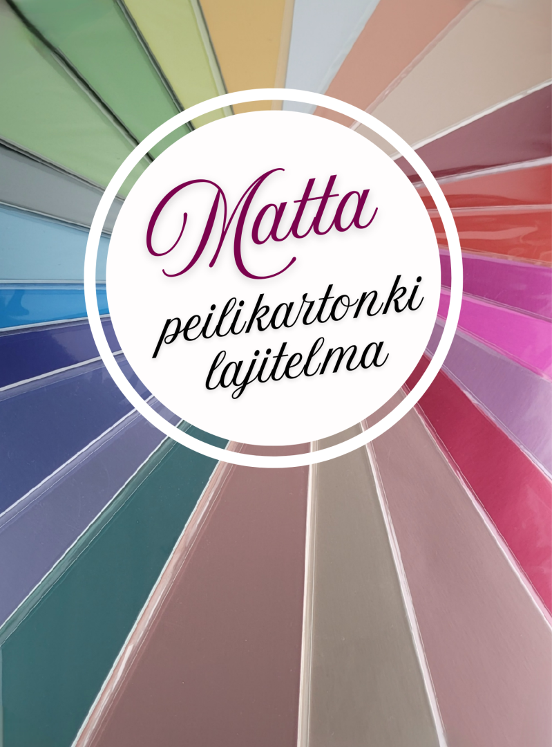 Mattapintainen Peilikartonki banneri mobiili