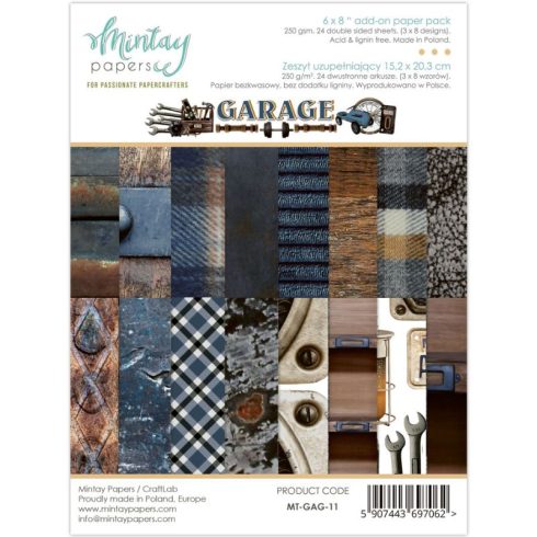 Mintay Papers Add-On Paper Pad – Garage paperilehtiö A5