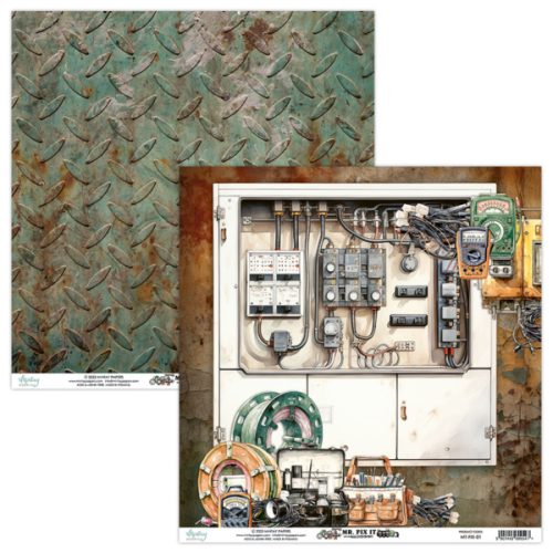 Mintay Papers – Mr. Fix It paperilehtiö 15 x 15 cm - Image 2