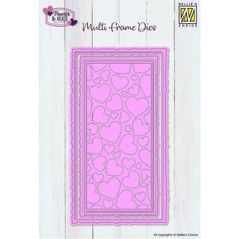 Nellie's Choice stanssi – Mini Slimline HEARTS
