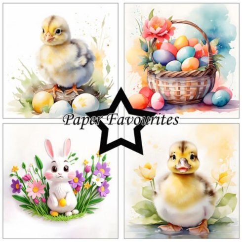 Paper Favourites – Cute Easter paperilajitelma 15 x 15 cm 2