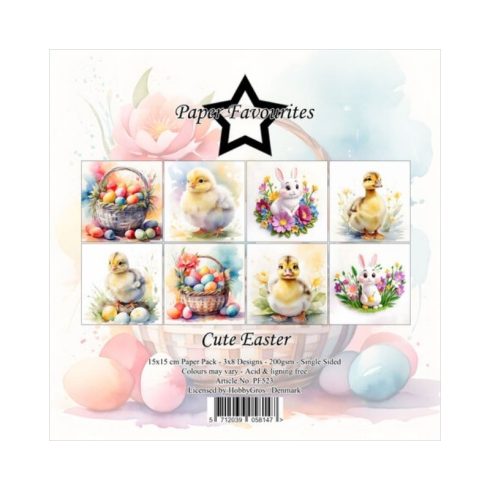 Paper Favourites – Cute Easter paperilajitelma 15 x 15 cm