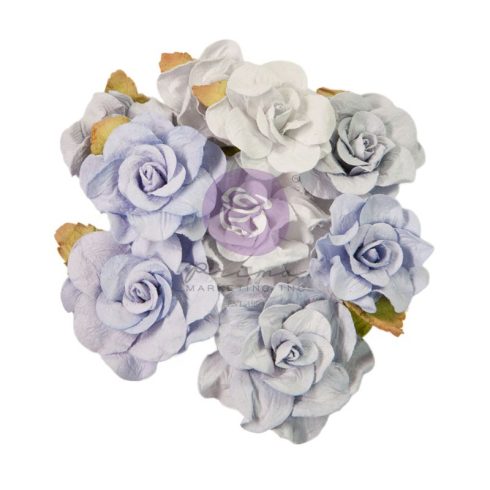 Prima Flowers Boheamian Heart – Blue Lagoon Paperikukat (9kpl)