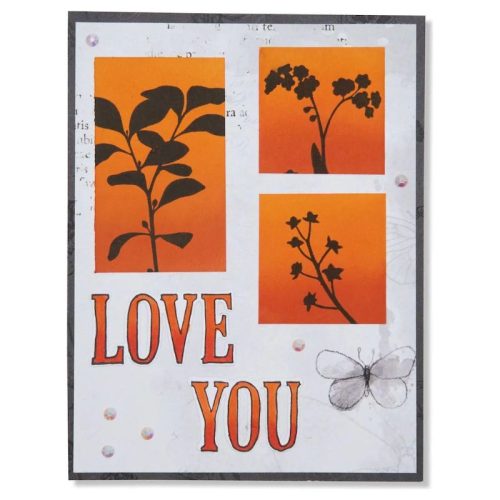 Sizzix & 49 and Market Stamps w/ Framelits stanssi – FINE LINE ALPHA 01 A5 - Image 2