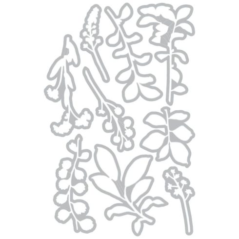 Sizzix 49 and Market stanssi – FINE STEMS 02 1
