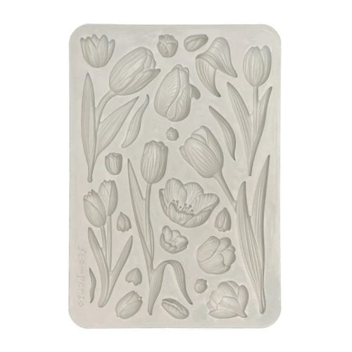 Stamperia – Art of Travelling Tulips Silicon Mould muotti A5