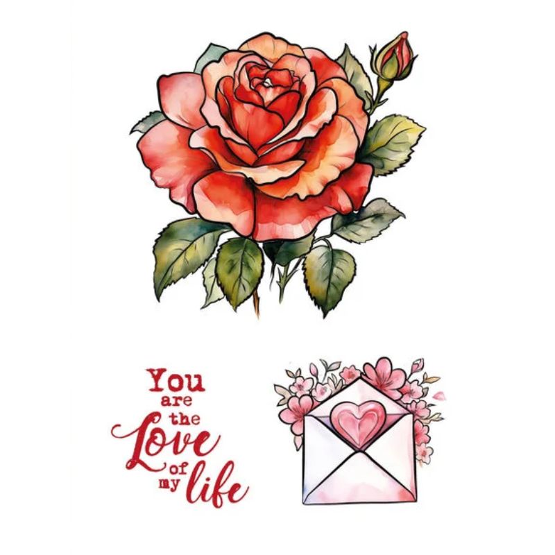 Studio Light Clear Stamp – Love Letter leimasinsetti - Image 2