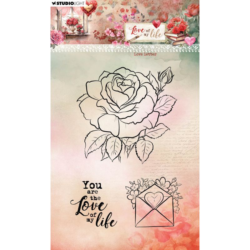 Studio Light Clear Stamp – Love Letter leimasinsetti