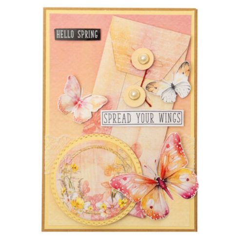 Studio Light Die Cut Paper Pad – Spring Meadow paperilehtio 400kpl A5 2