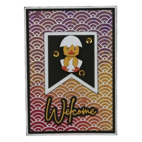 Card Deco Mixed Media Stencil – Rainbow sapluuna A6 - Bild 2