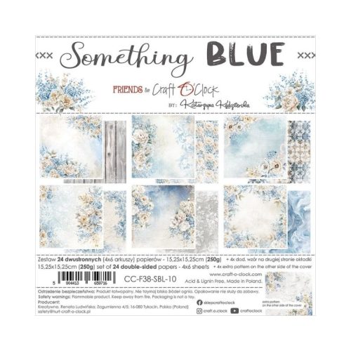 Craft O’Clock – Something Blue paperilajitelma 15 x 15 cm