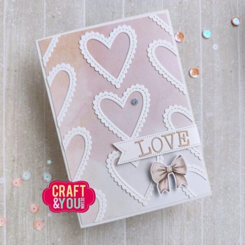 Craft & You Design stanssi – BISCUIT FRAME HEART - Image 2