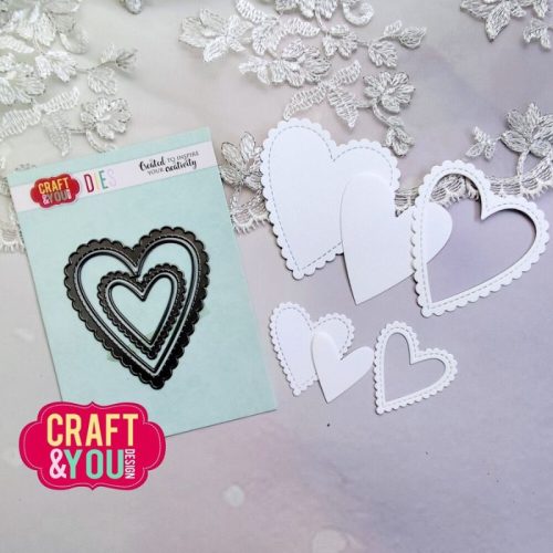 Craft & You Design stanssi – BISCUIT FRAME HEART - Image 6