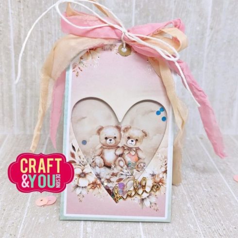 Craft You Design stanssi – BISCUIT FRAME HEART 2