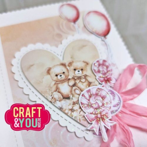Craft & You Design stanssi – BISCUIT FRAME HEART - Image 3