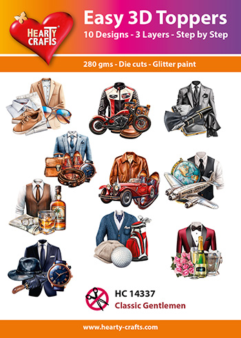 3D paketti Hearty Crafts Easy 3D Toppers
