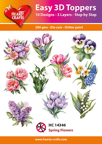 3D paketti Hearty Crafts Easy 3D Toppers