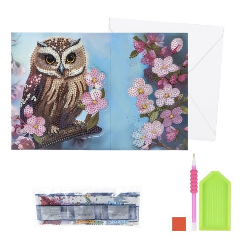 Timanttimaalaus Diamond Painting Card