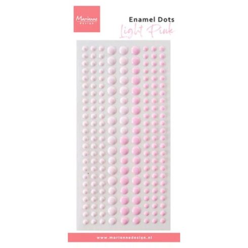 Marianne Design – Enamel Dots Duotone Light Pink 3D-tarra