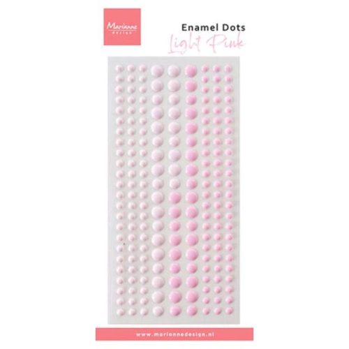 Marianne Design – Enamel Dots Duotone Light Pink 3D-tarra