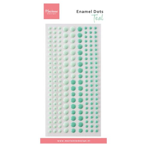Marianne Design – Enamel Dots Duotone Teal 3D-tarra