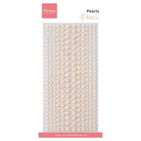 Marianne Design – Pearls Peach puolihelmi 3D-tarra