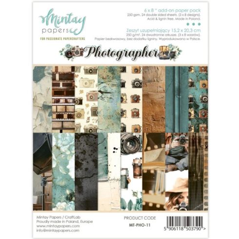 Mintay Papers Add-On Paper Pad – Photographer paperilehtiö A5