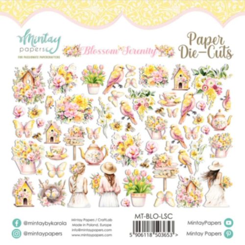Mintay Papers – Blossom Serenity leikekuvat (60 kpl) - Bild 2