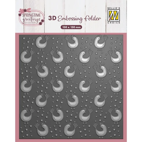 Nellie’s Choise 3D kohokuviointikansio – CHICKEN