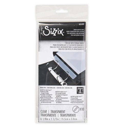 Sizzix Tim Holtz – Binder Adapter Strips -kiinnitysliuskat
