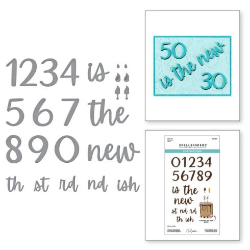 Spellbinders stanssi – CLASSY NUMBERS 3