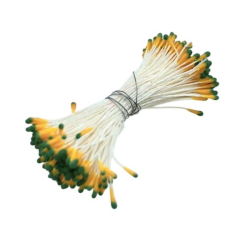 Stamen Matt Dual-Color Heteet kelta-vihreä matta 2,5mm (144 kpl)