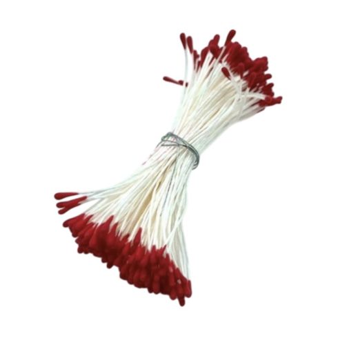 Stamen Matt Red Heteet tummanpunainen matta 2,5mm (144 kpl)