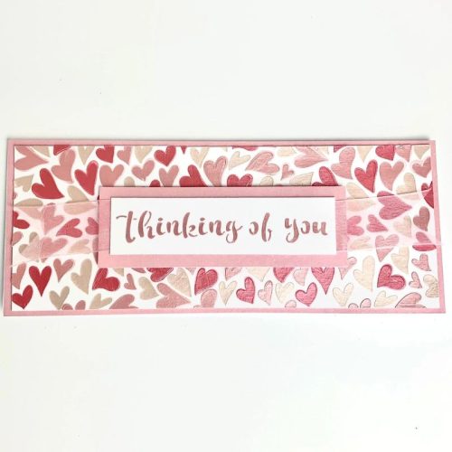 TCW Layered Stencil Slimline – Groovy Hearts sapluunat (3kpl) - Bild 3