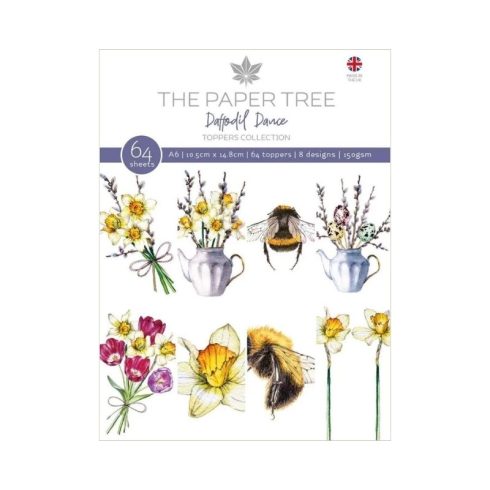 The Paper Tree – Daffodil Dance Toppers korttikuvat A6 (64 kpl)