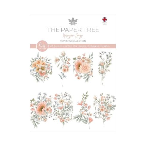The Paper Tree – Halcyon Days Toppers korttikuvat A6 (64 kpl)