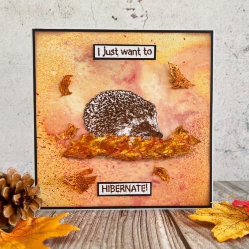 Visible Image – Hedgehog Hugs leimasinsetti A6 - Image 2
