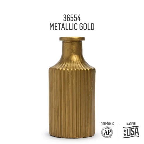 Folkart Murano Glass Paint Metallic Gold
