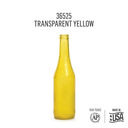 Folkart Murano Glass Paint Transparent Yellow