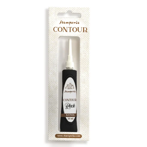 Stamperia Contour Liner Black