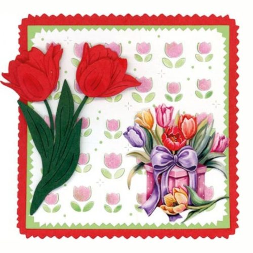 Amy Design 3D-arkki – Tulip Dreams Colorful Tulips - Bild 2