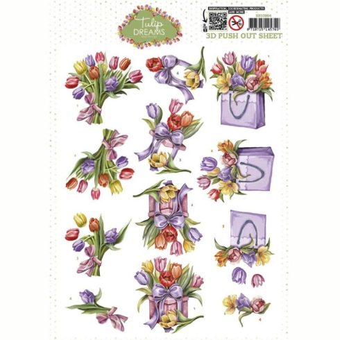 Amy Design 3D-arkki – Tulip Dreams Colorful Tulips