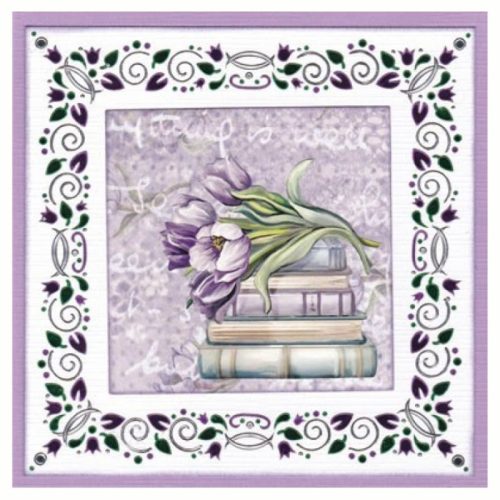 Amy Design 3D-arkki – Tulip Dreams Purple Tulips - Bild 2