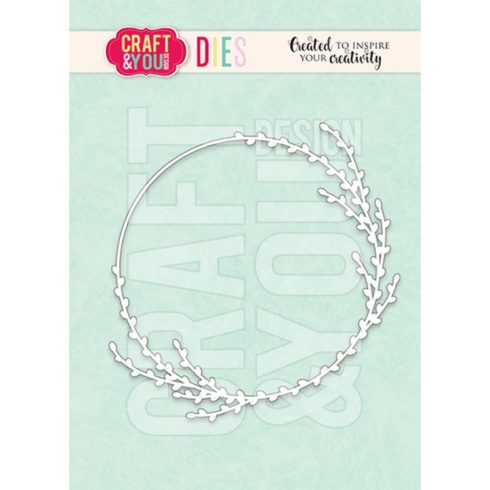 Craft & You Design stanssi – CATKINS WREATH