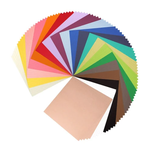 Florence Smooth Cardstock Paper – Multi kartonkilajitelma 30x30cm 216g (100 kpl)