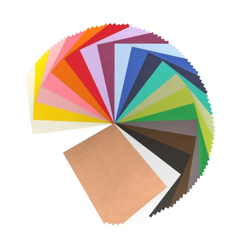 Florence Smooth Cardstock Paper – Multi kartonkilajitelma A4 216g (100 kpl)