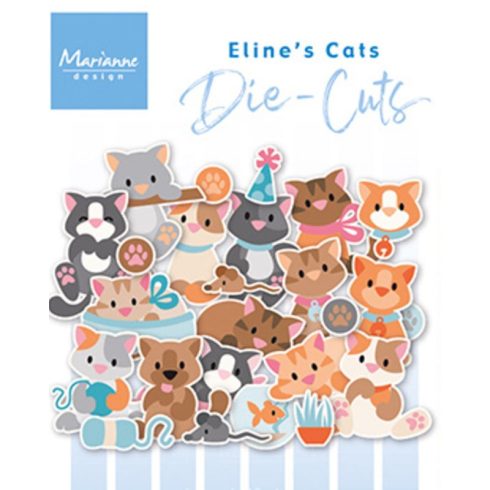 Marianne Design Die-Cuts – Eline's Cats leikekuvat (25kpl)